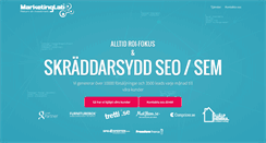 Desktop Screenshot of marketinglab.se